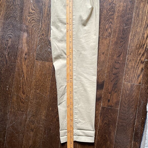 Vince Womens Classic Chino Stretch Khaki Mid Rise Pants-Size 6 - Picture 10 of 11